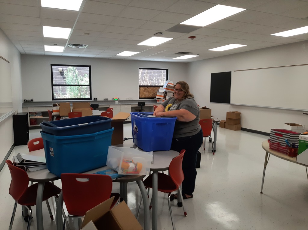 Amboy School move in day