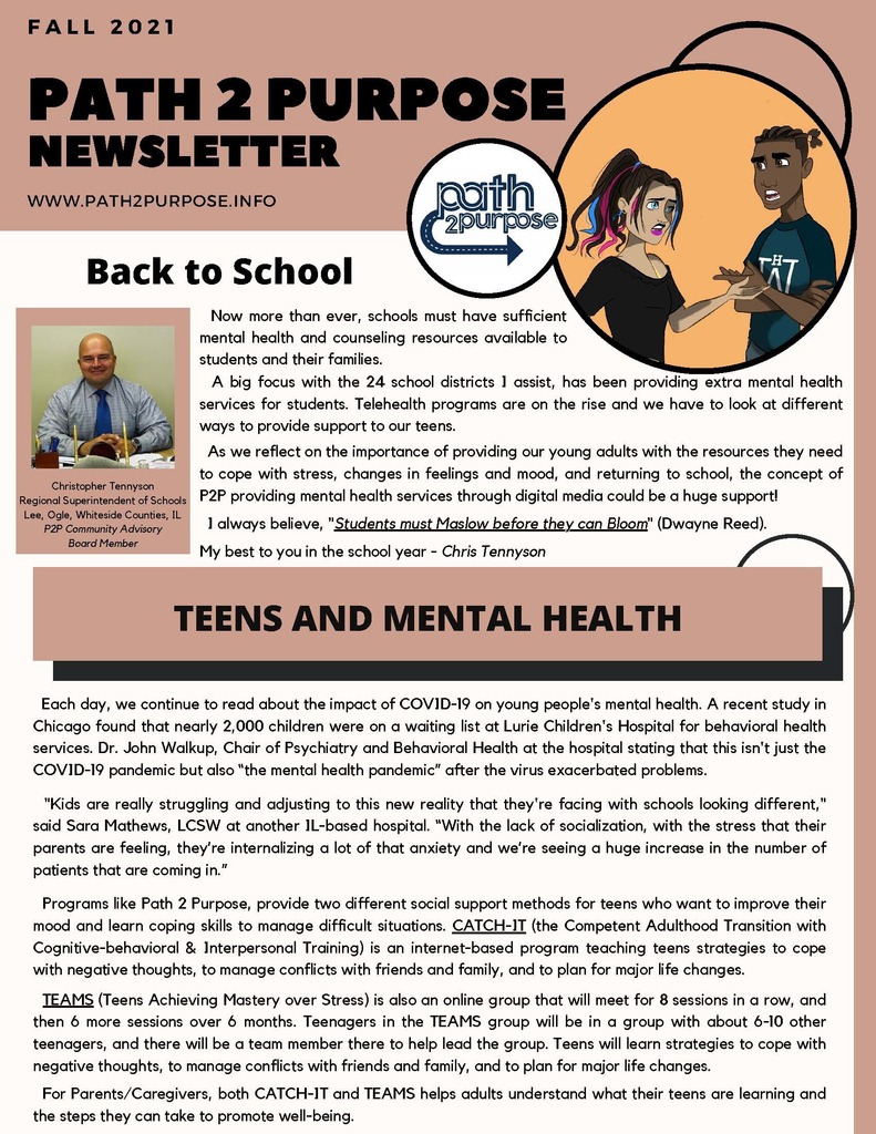 Back to School P2P Newsletter