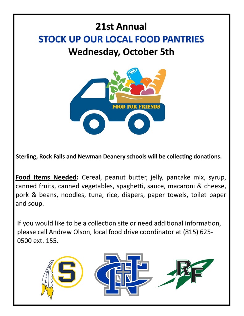 Stock-up our local food pantries 